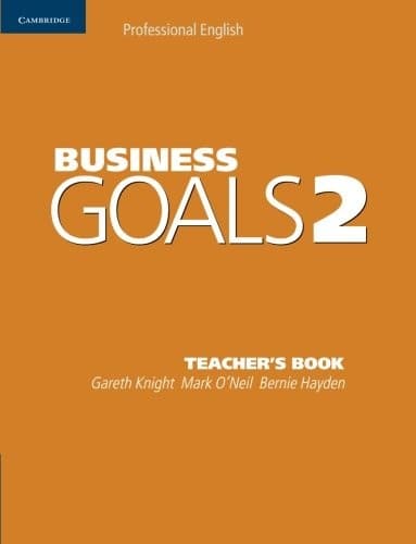 Portada de Business Goals 2 Teacher's Book