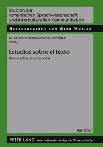Portada de Estudios sobre el texto