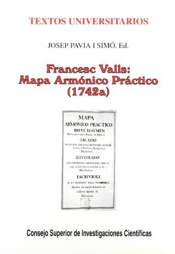 Portada de Francesc Valls Mapa armónico práctico