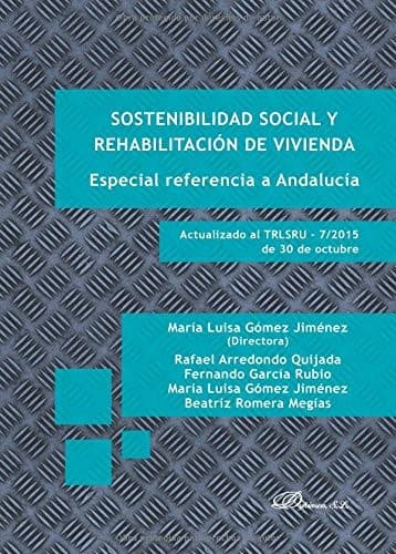 Portada de Sostenibilidad social y rehabilitación de vivienda. Especial referencia a Andalucía