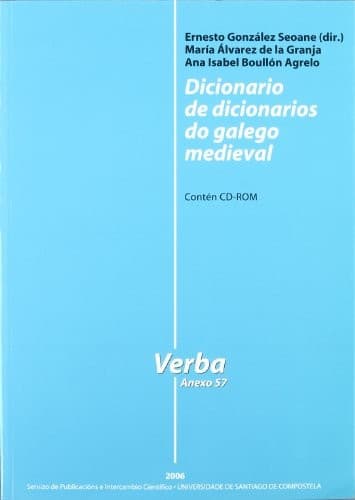 Portada de Diccionario de diccionarios do galego medieval