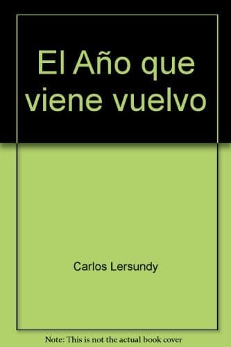 Portada de El año que viene vuelvo