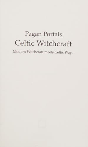 Portada de Pagan Portals - Celtic Witchcraft