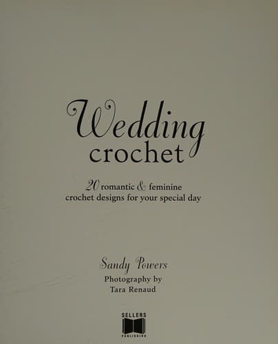 Portada de Wedding crochet