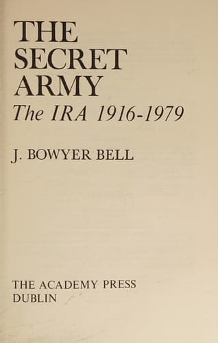 Portada de The secret army