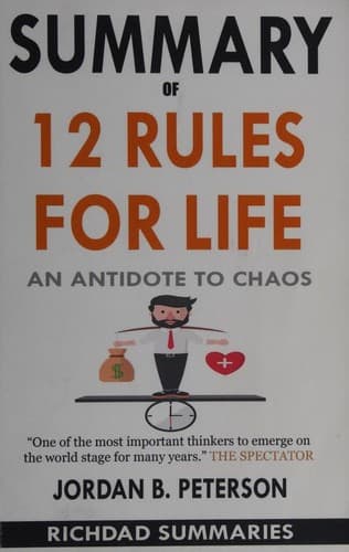 Portada de Summary of 12 Rules for Life