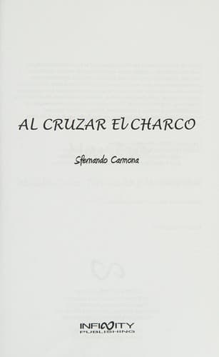 Portada de Al cruzar el charco