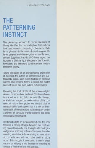 Portada de The patterning instinct
