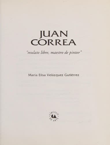 Portada de Juan Correa