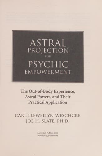 Portada de Astral projection for psychic empowerment