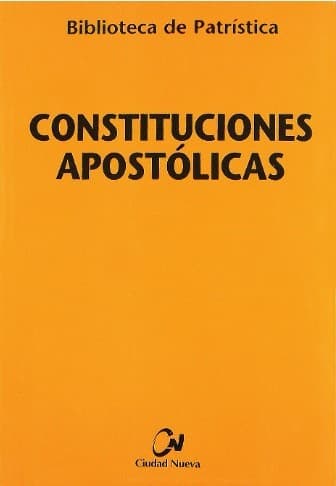Portada de Constituciones Apostólicas