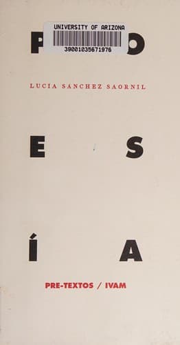 Portada de Poesía