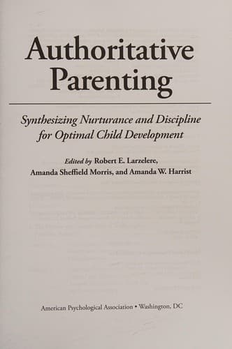 Portada de Authoritative parenting
