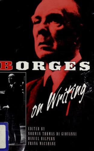 Portada de Borges on writing