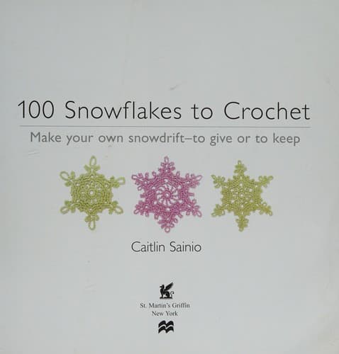 Portada de 100 snowflakes to crochet