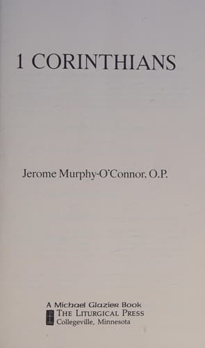 Portada de 1 Corinthians