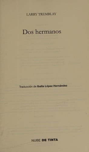 Portada de Dos Hermanos / the Orange Grove