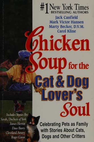 Portada de Chicken Soup for the Cat & Dog Lover's Soul