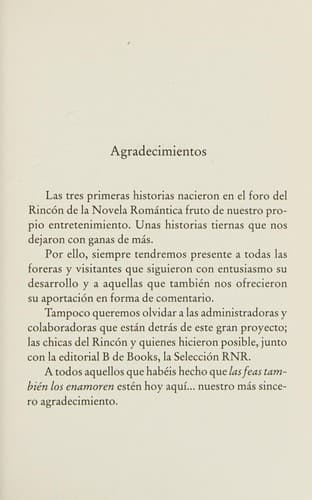 Portada de Feas Tambien los Enamoran