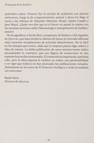 Portada de Lenguaje de la Biosfera