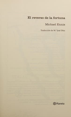 Portada de Reverso de la Fortuna