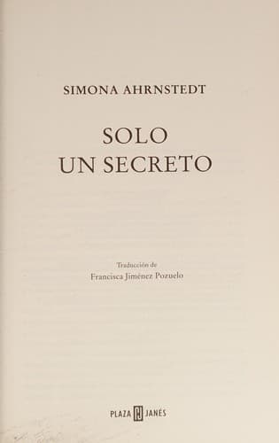 Portada de Solo un secreto / Falling