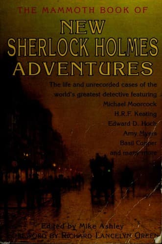 Portada de The Mammoth Book of New Sherlock Holmes Adventures