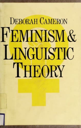 Portada de Feminism and linguistic theory