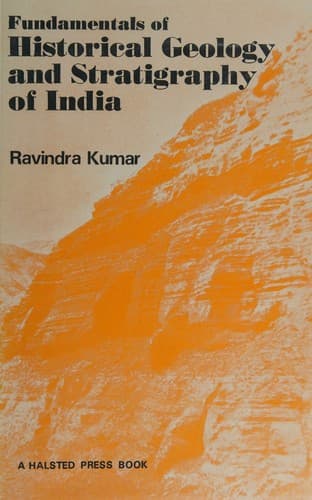 Portada de Fundamentals of historical geology and stratigraphy of India