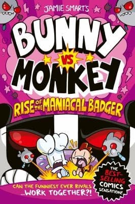 Portada de Bunny vs Monkey Maniacal Badger