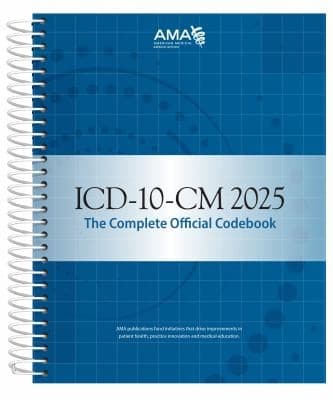 Portada de ICD-10-CM 2025 the Complete Official Codebook