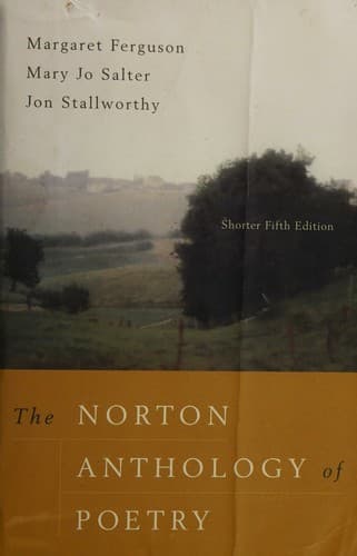Portada de The Norton anthology of poetry