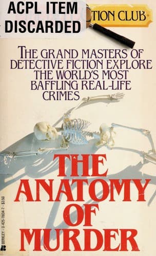 Portada de The Anatomy of murder