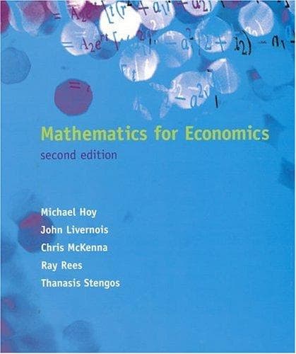 Portada de Mathematics for Economics - 2nd Edition