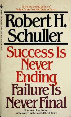 Portada de Success is never ending, failure is never final