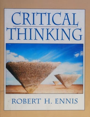 Portada de Critical thinking