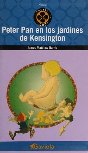 Portada de Peter Pan en los jardines de Kensington