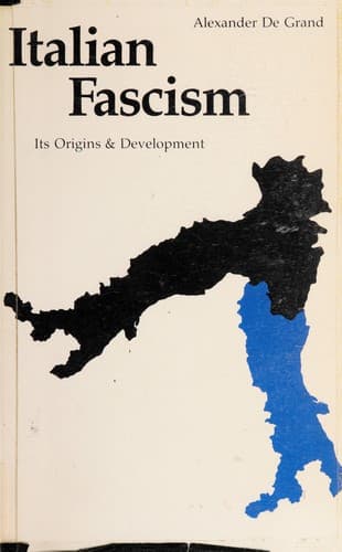Portada de Italian fascism
