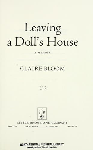 Portada de Leaving a doll's house