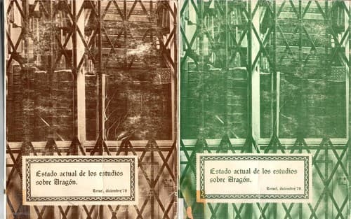 Portada de Estado actual de los estudios sobre Aragón