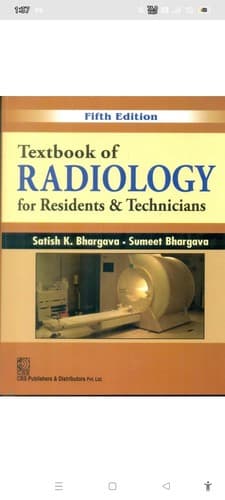 Portada de Textbook of Radiology for Residents and Technicians