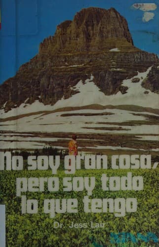 Portada de No soy gran cosa, pero soy todo lo que tengo