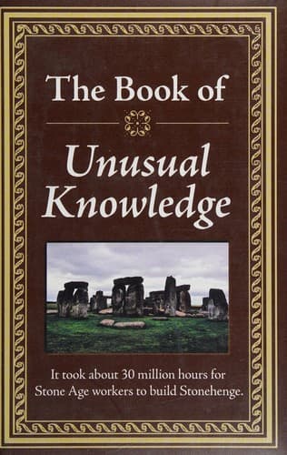 Portada de The Book of Unusual Knowledge