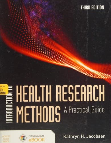 Portada de Introduction to Health Research Methods