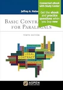 Portada de Basic Contract Law for Paralegals