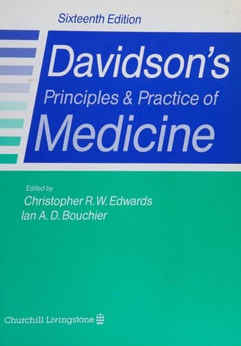 Portada de Davidson's principles & practice of medicine.