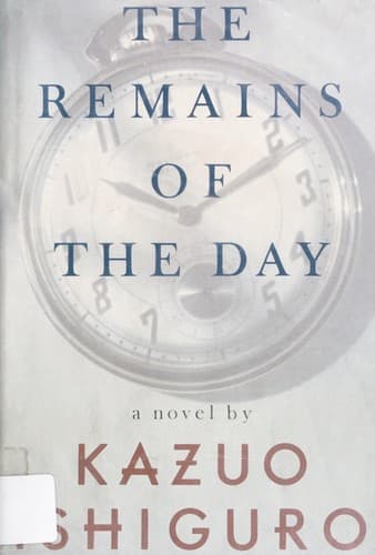 Portada de The remains of the day