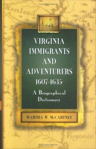 Portada de Virginia Immigrants and Adventurers