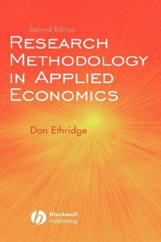 Portada de Research Methodology in Applied Economics