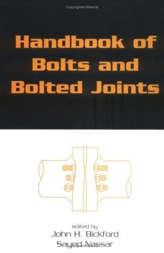 Portada de Handbook of bolts and bolted joints